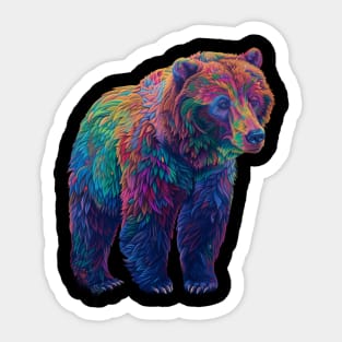 Grizzly Bear Safety Sticker